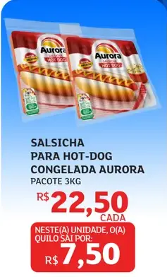 Salsicha para hot-dog Aurora