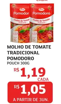 Molho de Tomate Pomodoro Tradicional