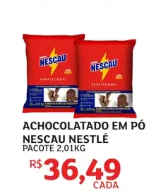 Achocolatado em pó