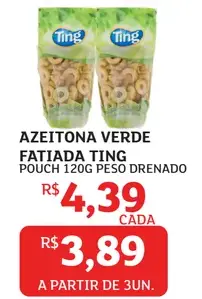 Azeitona Ting Verde Fatiada