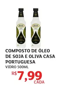 Composto de óleo Casa Portuguesa De soja e oliva