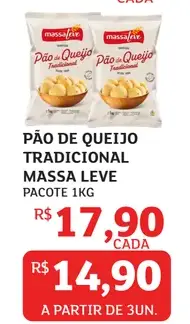 Pão de Queijo Massa Leve Tradicional
