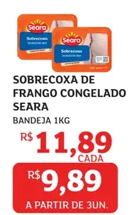 Sobrecoxa de frango Seara Congelado