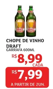 Chope de vinho Draft