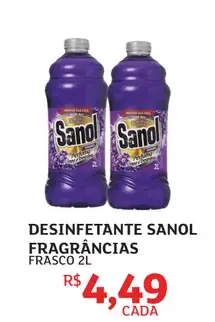 Desinfetante Sanol Fragrâncias