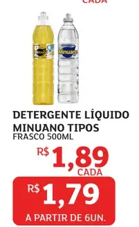 Detergente líquido Minuano