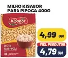 Milho para pipoca Kisabor