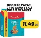 Biscoito Parati Água e Sal Cream Cracker