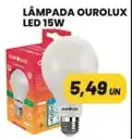 Lâmpada Ourolux LED 15W