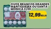 Ovos brancos grandes Mantiqueira