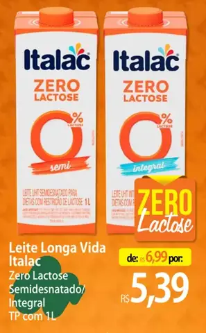 Leite Italac Semidesnatado