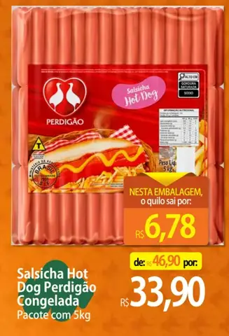 Salsicha Hot Dog Perdigão
