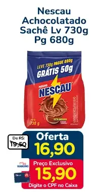 Achocolatado Nescau