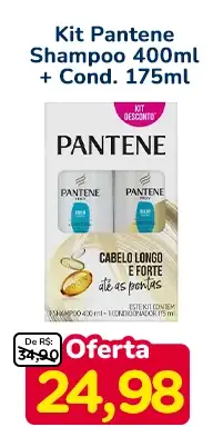 Kit Shampoo e Condicionador Pantene