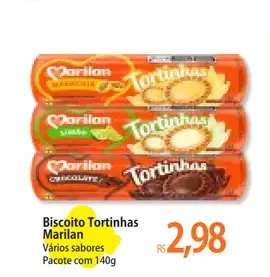 Biscoito Tortinhas Marilan
