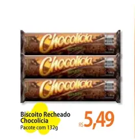 Biscoito Recheado Chocolícia
