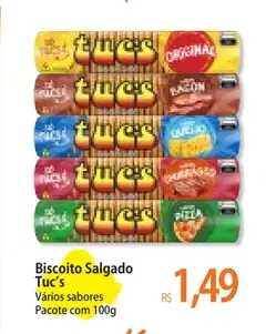 Biscoito Salgado Tuc's