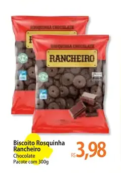 Biscoito Rosquinha Rancheiro Chocolate