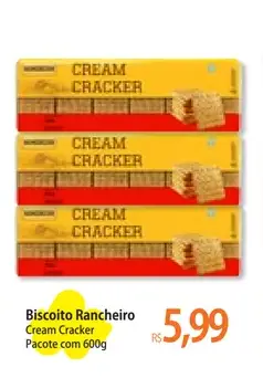 Biscoito Rancheiro Cream Cracker