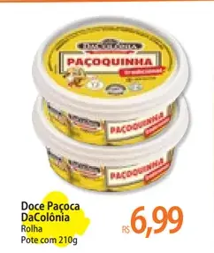 Doce Paçoca DaColônia Rolha