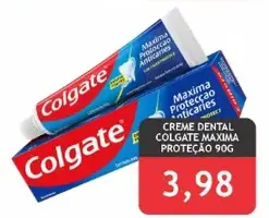 Creme dental Colgate Máxima Proteção Anticáries