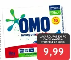 Lava Roupas em Pó OMO Lavagem Perfeita