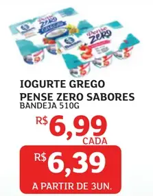 Iogurte Pense Grego Zero