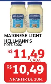 Maionese Hellmann's Light
