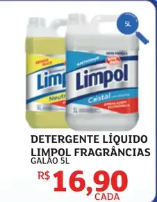 Detergente líquido Limpol