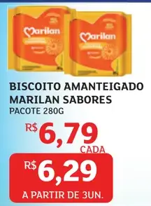 Biscoito Marilan Amanteigado