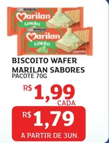 Biscoito Wafer Marilan