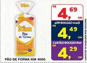 Pão de forma Kim