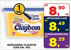 Margarina Claybom Com Sal