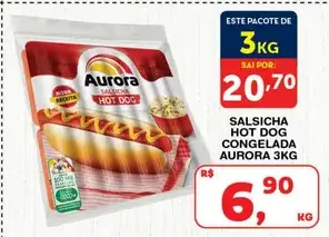 Salsicha Aurora Hot Dog