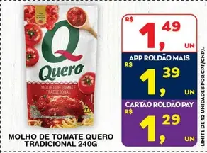 Molho de tomate Quero Tradicional