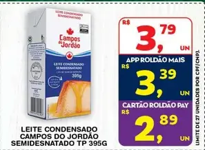 Leite condensado Campos do Jordão Semidesnatado