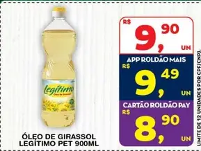 Óleo de girassol Legítimo