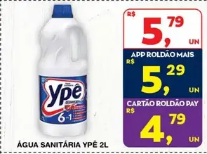 Água sanitária Ypê