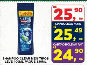Shampoo Clear Men