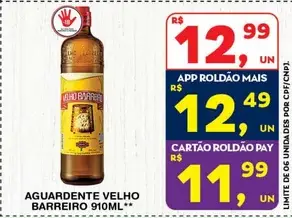Aguardente Velho Barreiro