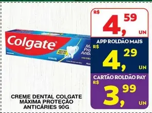 Creme dental Colgate Máxima Proteção Anticáries