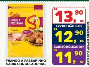 Frango a Passarinho Sadia