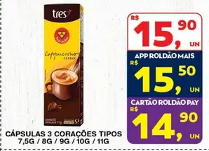 Cápsulas 3 Corações