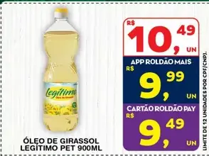 Óleo de Girassol Legítimo