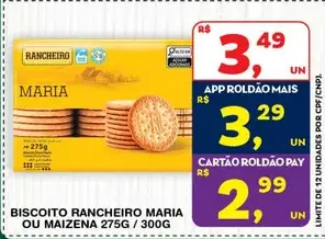 Biscoito Rancheiro Maizena