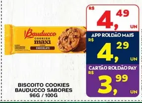 Biscoito Cookies Bauducco
