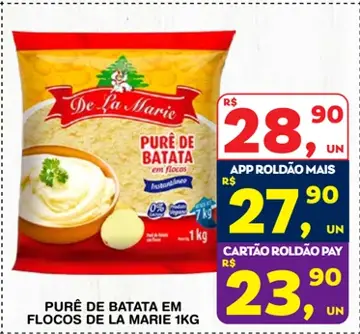 Purê de Batata em Flocos