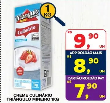 Creme culinário Triângulo Mineiro