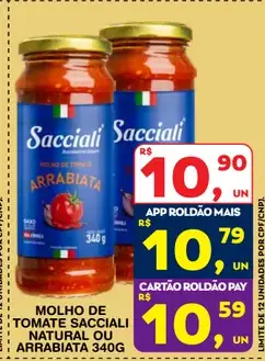 Molho de tomate Sacciali Arrabiata