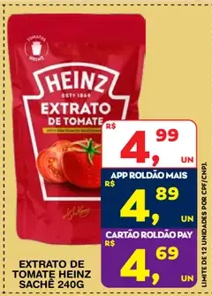 Extrato de tomate Heinz